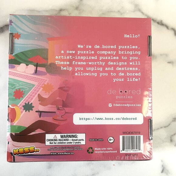 NEW Kess de.bored Palm Springs Jigsaw Puzzle, 500 piece - Picture 3 of 8